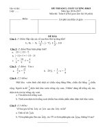 Kiểm tra học kì 2 lớp 6