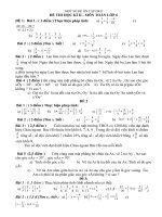 Mộ số đề ôn tập học kỳ 2 Toán 6