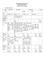 Đề kiểm tra học kỳ 2 môn Toán lớp 6