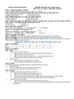 Đề thi khảo sát chất lượng học kì II môn Lịch sử lớp 6