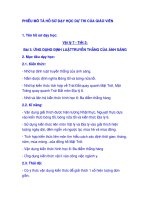 Bài dự thi vận dụng kiến thức liên môn vật lý 7   tiết 3 bài 3  ứng dụng định luật truyền thẳng của ánh sáng 