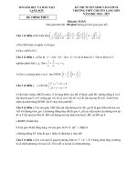 Đề thi tuyển sinh lớp 10 môn toán năm 2016 2017   THPT chuyên lạng sơn  