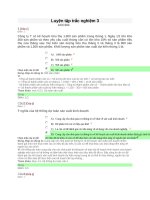 Luyện tập trắc nghiệm 3 kế TOÁN QUẢN TRỊ