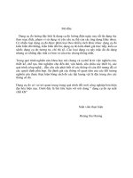 Bài tiểu luận môn dụng cụ đo