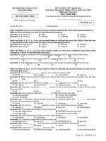 Đề thi thử THPTQG môn Tiếng Anh (đề số 1)