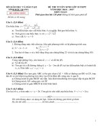 Đề thi tuyển sinh lớp 10 môn toán năm 2016 2017   sở GDĐT hậu giang 