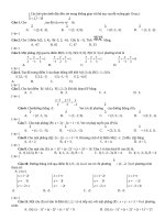 ĐỀ KIỂM TRA 45 CHƯƠNG 3   HÌNH học 12 