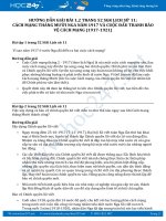 Bài tập trang 52 bài 1,2 SGK Lịch sử 11