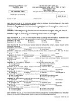 Đề thi thử THPTQG môn Tiếng Anh (đề số 3)