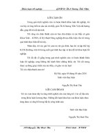 Đánh giá đặc tính nông sinh học của một số giống ngô nếp lai trồng tại xã Cao Minh  Phúc Yên  Vĩnh Phúc (Khóa luận tốt nghiệp)