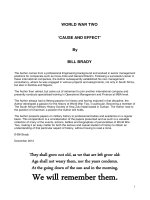 World war two cause and effect 