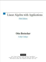 Linear algebra with applications 5th edition otto bretscher