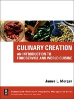 Culinary creation an introduction to foodservice and world cuisine 