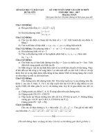 Đề thi tuyển sinh lớp 10 môn toán năm 2016 2017   sở GDĐT hưng yên 