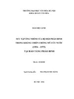 Sưu tập ống nhòm của bộ đội pháo binh trong kháng chiến chống mỹ cứu nước (1954  1975) tại bảo tàng pháo binh (tt) 