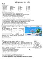 ON TAP ANH 6 thi diem