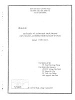 Khảo sát và đánh giá thực trạng xuất khẩu lao động trên địa bàn TP HCM 