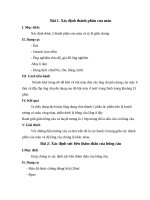 Bài thực hành sinh lí người và động vật