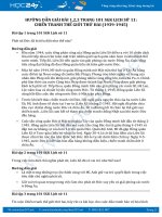 Bài tập trang 101 bài 1,2,3 SGK Lịch sử 11