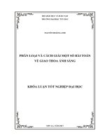 Phân loại và cách giải một số bài toán về giao thoa ánh sáng 