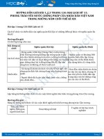 Bài tập trang 136 bài 1,2,3 SGK Lịch sử 11