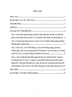 bài tập học kỳ luật hình sự