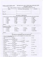 Đề và đáp án thi khá giỏi Diễn Châu năm 2016 2017 Anhlớp 6