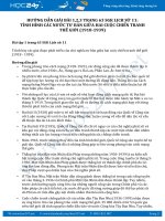 Bài tập trang 63 bài 1,2,3 SGK Lịch sử 11