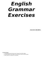 TỔNG HỢP BÀI TẬP TIẾNG ANH (Ngữ pháp, từ vựng, phát âm, đọc hiểu,...)