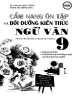 CẨM NANG ÔN TẬP VÀ BỒI DƯỠNG KIẾN THỨC NGỮ VĂN 9