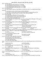 bài tập dao động điều hòa có đáp án