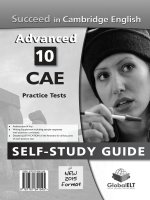 Succeed in cambridge english advanced self study guide 