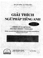 Giải thích ngữ pháp tiếng anh  mai lan hương (tái bản năm 2016)