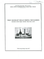 Giao trinh pha che hoa chat san xuat  phong thi nghiem