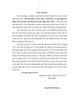 Đề án đổi mới hoạt động khoa học và công nghệ cấp huyện