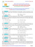 Thi online   viết phương trình dao động 