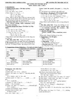 Đê cương Tiếng Anh 6 HK II