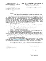 tờ trình ve viec dang ky mo lop dao tao boi duong ngoai ngu tieng anh nam 2011 theo de 