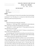 Bài thu hoạch Nghị quyết Hội nghị Trung ương 5 khóa XII