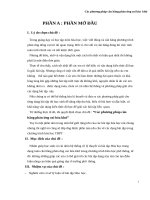 CÁC PHƯƠNG PHÁP cân BẰNG hóa học