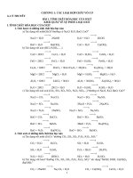 ôn tập môn HÓA LỚP 8,9