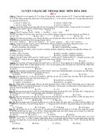 LUYỆN 3 DẠNG đề THI đại học môn hóa 2018 đề1