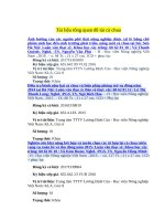 Ảnh hưởng của các nguồn phế thải nông nghiệp được xử lý bằng chế phẩm sinh học đến sinh trưởng phát triển, năng suất cà chua tại sóc sơn hà nội 