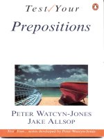 Test your prepositions pdf