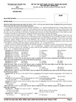 ĐỀ 3 đề THI THỬ THPT QUỐC GIA số 3 TRONG bộ 100 đề THI THỬ môn TIẾNG ANH 