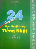 24 quy tac hoc kanji 1