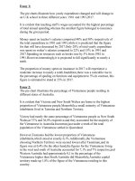 Bài mẫu ESSAY TASK 1 PIE CHART chất lượng, dễ hiểu