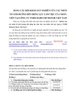 Dong luc lam viec cua nhan vien tai cong ty tnhh mabuchi motor viet nam