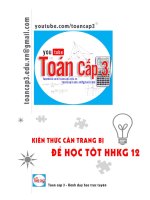 TÀI LIỆU BỔ TRỢ KIẾN THỨC HHKG 12(kèm phương pháp giải bằng CASIO)_NĂM 2017-2018 (1)
