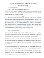 BÀI THU HOẠCH CHƯƠNG TRÌNH HUẤN LUYỆN DÂN QUÂN TỰ VỆ